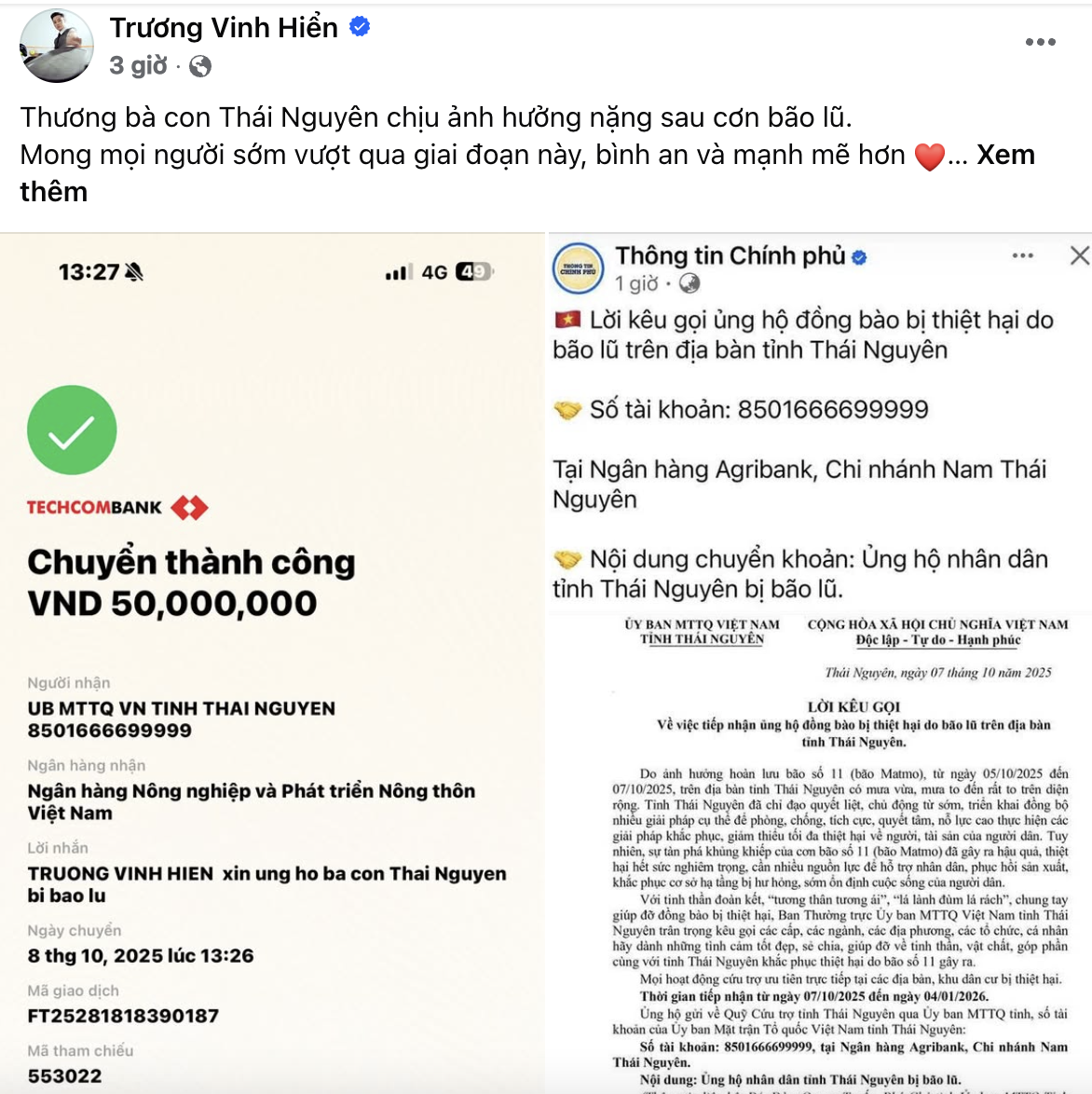 Quang Dương pickleball ủng hộ 200 triệu, Đỗ Duy Mạnh c&ugrave;ng d&agrave;n sao thể thao chia sẻ với b&agrave; con v&ugrave;ng lũ Th&aacute;i Nguy&ecirc;n- Ảnh 4.