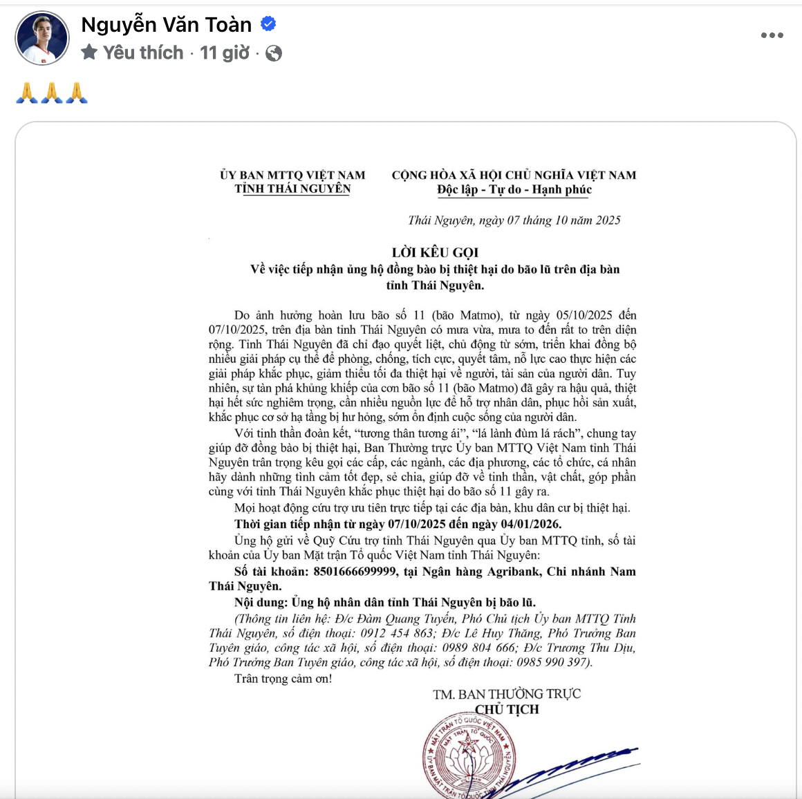 Quang Dương pickleball ủng hộ 200 triệu, Đỗ Duy Mạnh c&ugrave;ng d&agrave;n sao thể thao chia sẻ với b&agrave; con v&ugrave;ng lũ Th&aacute;i Nguy&ecirc;n- Ảnh 6.