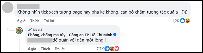 Admin fanpage Phòng, chống ma túy - Công an TP. Hồ Chí Minh là ai mà 