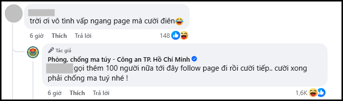 Admin fanpage Phòng, chống ma túy - Công an TP. Hồ Chí Minh là ai mà 