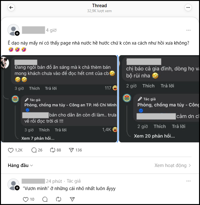 Admin fanpage Phòng, chống ma túy - Công an TP. Hồ Chí Minh là ai mà 