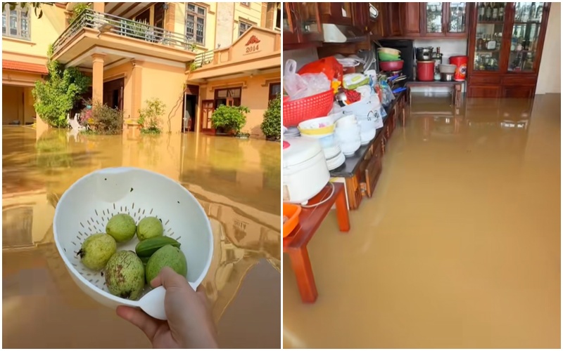 Chồng Bắc Ninh lội nước lũ lịch sử nấu "cơm cữ của Hoàng hậu" hút triệu view- Ảnh 3.