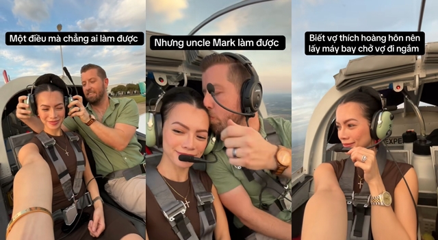 Vợ Việt "lỡ miệng" nói thích hoàng hôn, chồng Tây lái máy bay riêng chở đi ngắm rồi vòng về ăn phở- Ảnh 1.