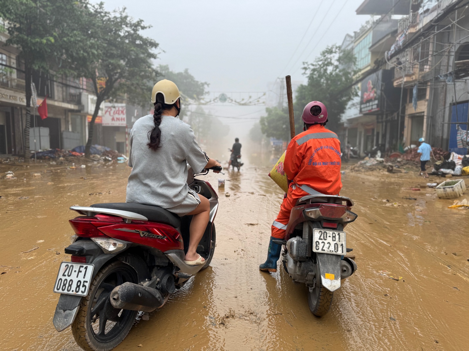 Lũ rút, Thái Nguyên hiện lên với một khung cảnh tan hoang đến xót xa- Ảnh 6.