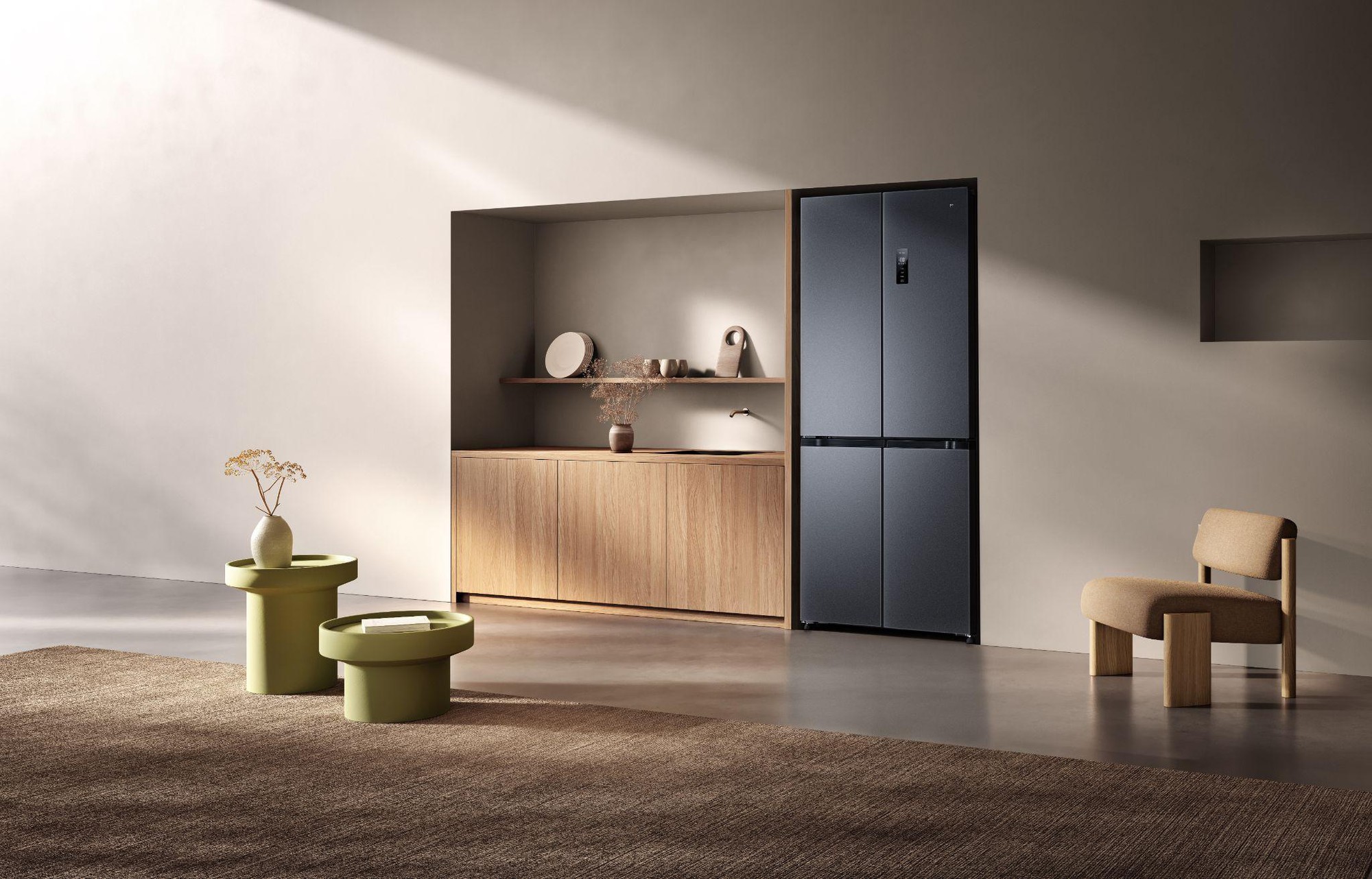 Tủ lạnh 4 cửa Mijia Refrigerator Cross Door 510L: Không gian lưu trữ khổng lồ, thiết kế sang trọng, giá hợp lý- Ảnh 1.