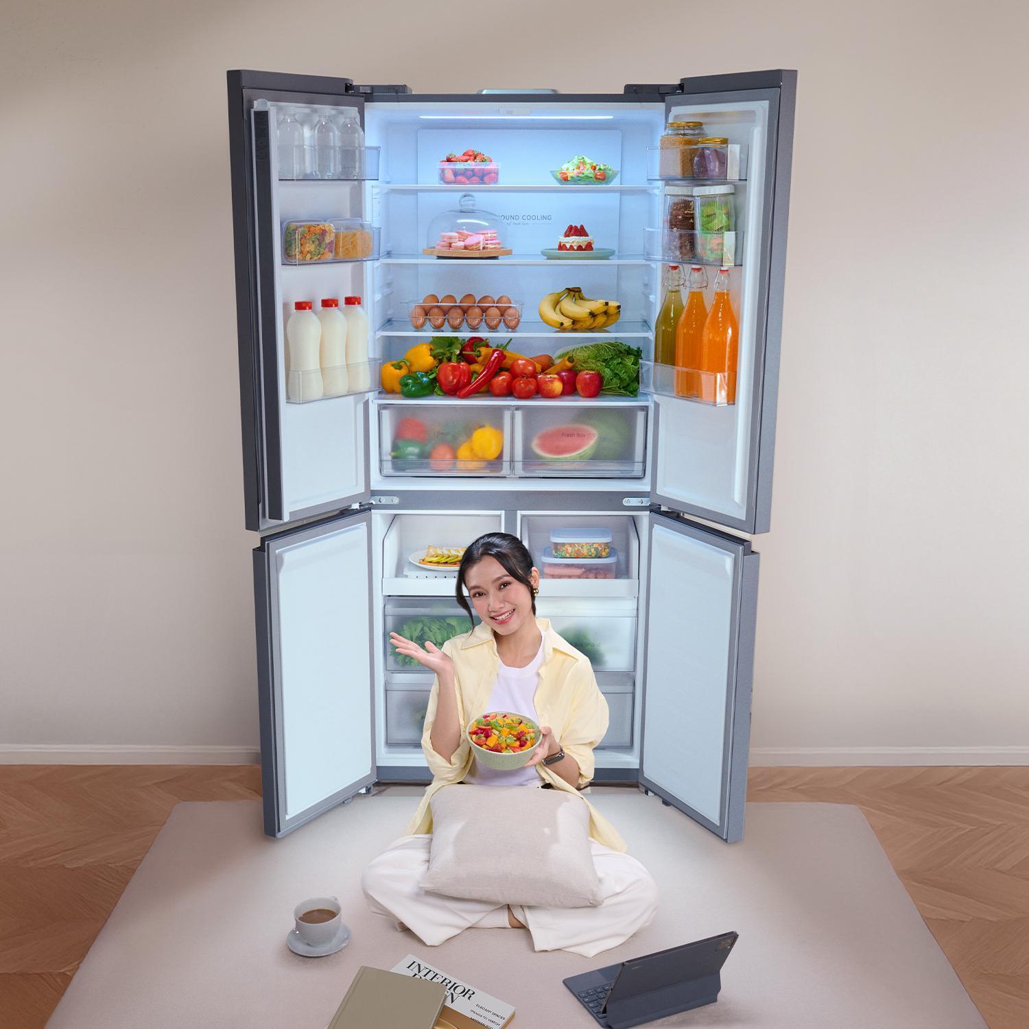 Tủ lạnh 4 cửa Mijia Refrigerator Cross Door 510L: Không gian lưu trữ khổng lồ, thiết kế sang trọng, giá hợp lý- Ảnh 2.