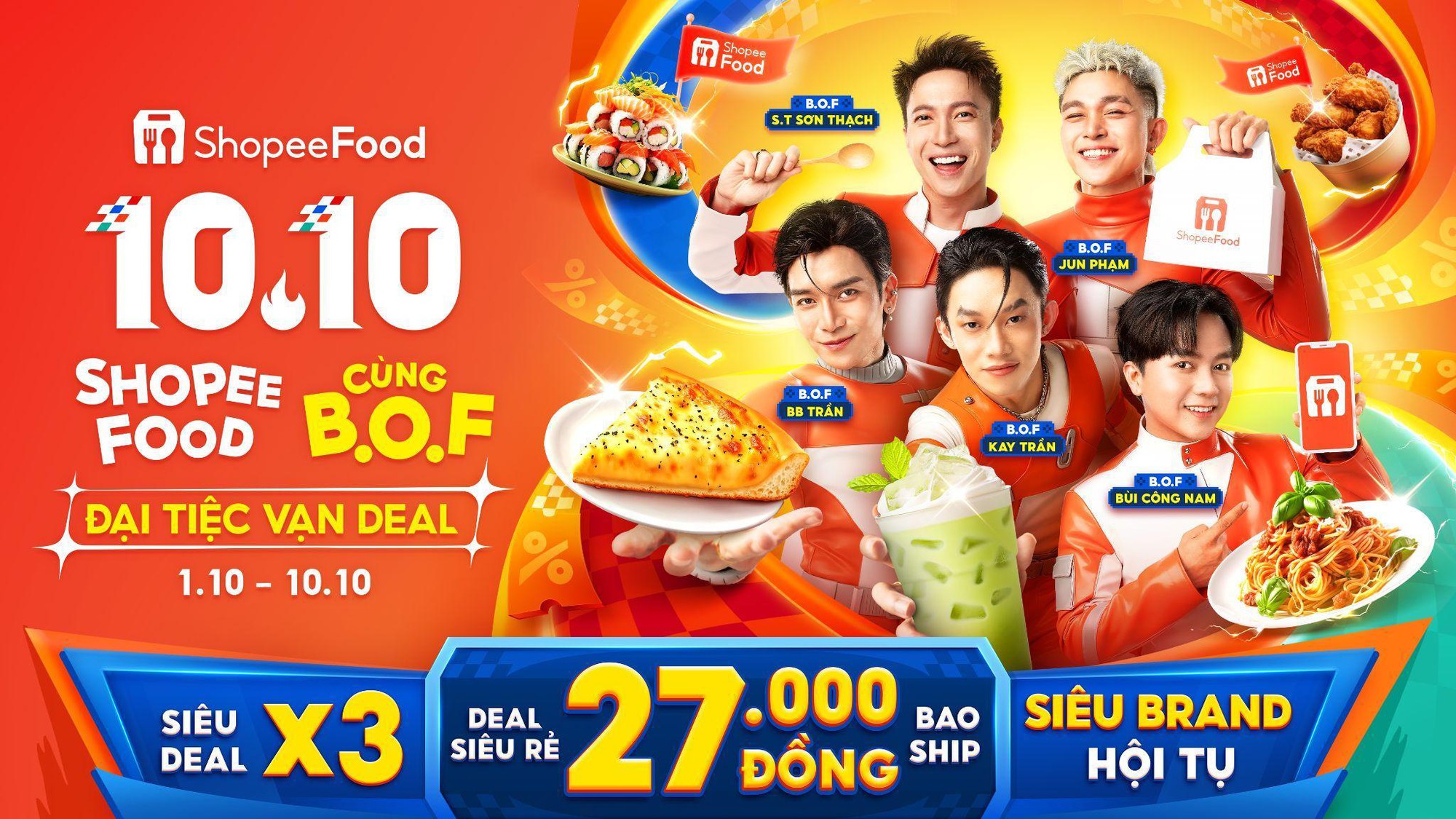 Khuấy động tháng 10 rực rỡ, ShopeeFood mời bạn nhập hội “Siêu Tiệc Vạn Deal”- Ảnh 1.