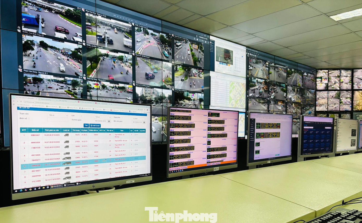 'Check in' nơi CSGT giám sát giao thông bằng camera AI ở TPHCM- Ảnh 3.