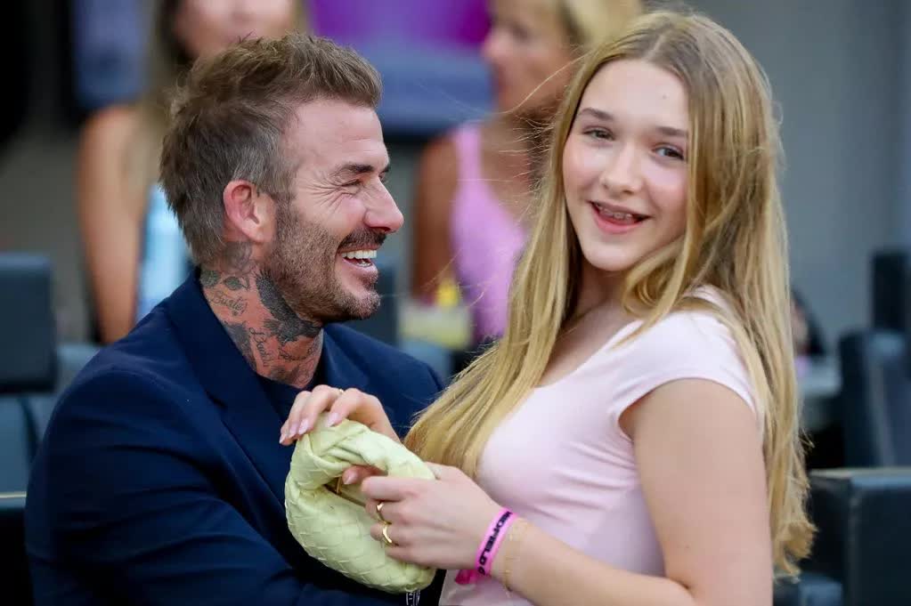 Tiểu thư út Harper khiến David Beckham “tan nát cõi lòng”- Ảnh 1.
