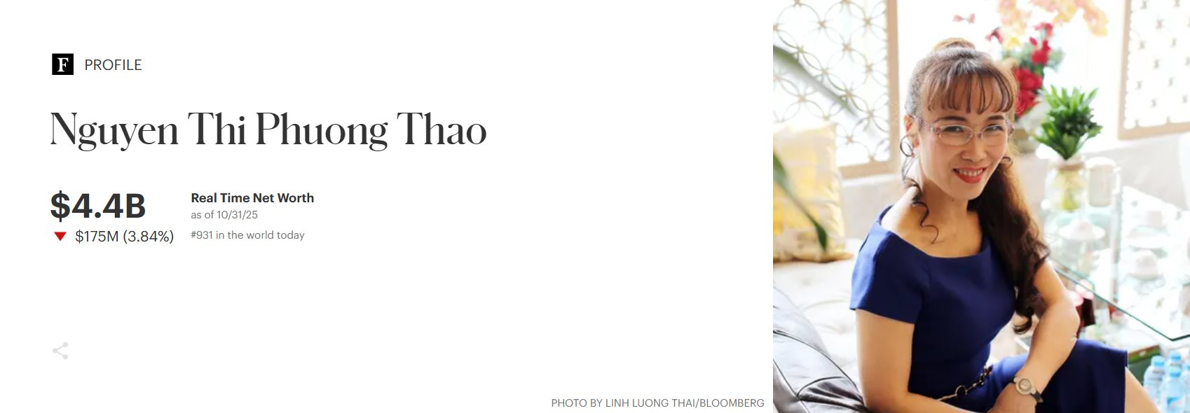 Tháng 10 bùng nổ của Tỷ phú Nguyễn Thị Phương Thảo: Tài sản tiệm cận 4,5 tỷ USD, hàng loạt thương vụ lớn, ghi dấu thị trường quốc tế- Ảnh 3. Tháng 10 bùng nổ của Tỷ phú Nguyễn Thị Phương Thảo: Tài sản tiệm cận 4,5 tỷ USD, hàng loạt thương vụ lớn, ghi dấu thị trường quốc tế- Ảnh 3.