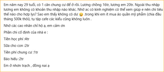 Bảng chi tiêu hết nói nổi- Ảnh 1.