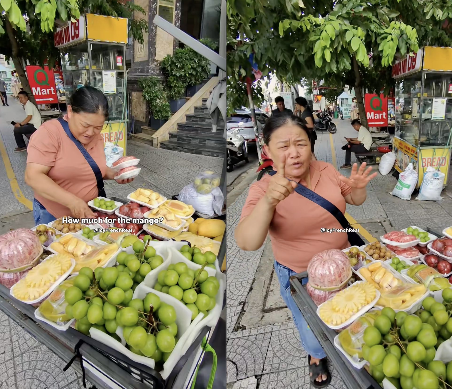 Khách Tây mua 50k xoài, dân mạng 
