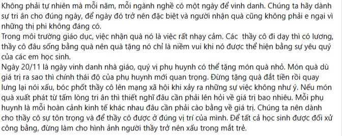 Quan điểm gây bão: “Các phụ huynh, xin đừng hỏi những câu VÔ TRI thế này nữa, thầy cô đọc được sẽ xấu hổ lắm”
