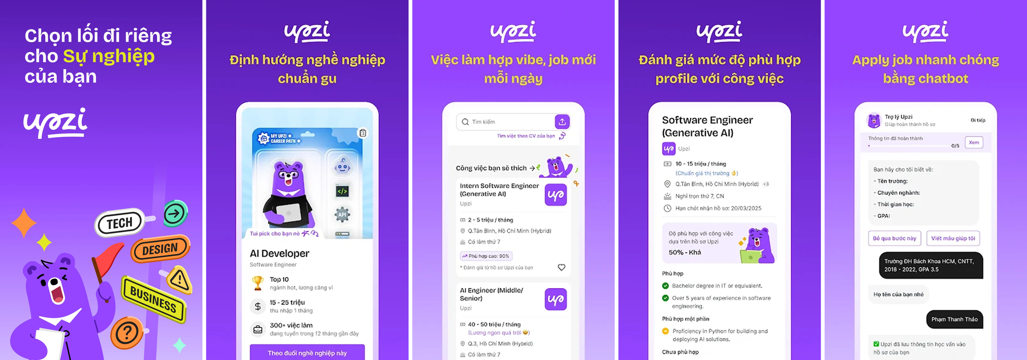 Navigos Group ra mắt Upzi – Ứng dụng chọn nghề, tìm việc cho bạn trẻ Việt- Ảnh 3. Navigos Group ra mắt Upzi – Ứng dụng chọn nghề, tìm việc cho bạn trẻ Việt- Ảnh 3.