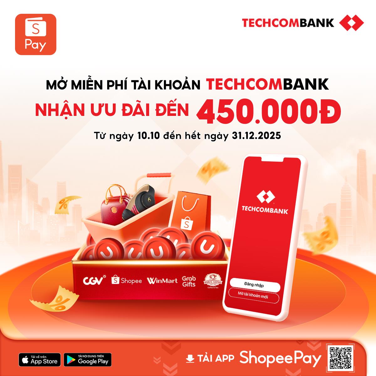 Mở tài khoản Techcombank trên ứng dụng ShopeePay, mô hình hợp tác ngân hàng - fintech thúc đẩy tăng trưởng kinh tế số- Ảnh 1.