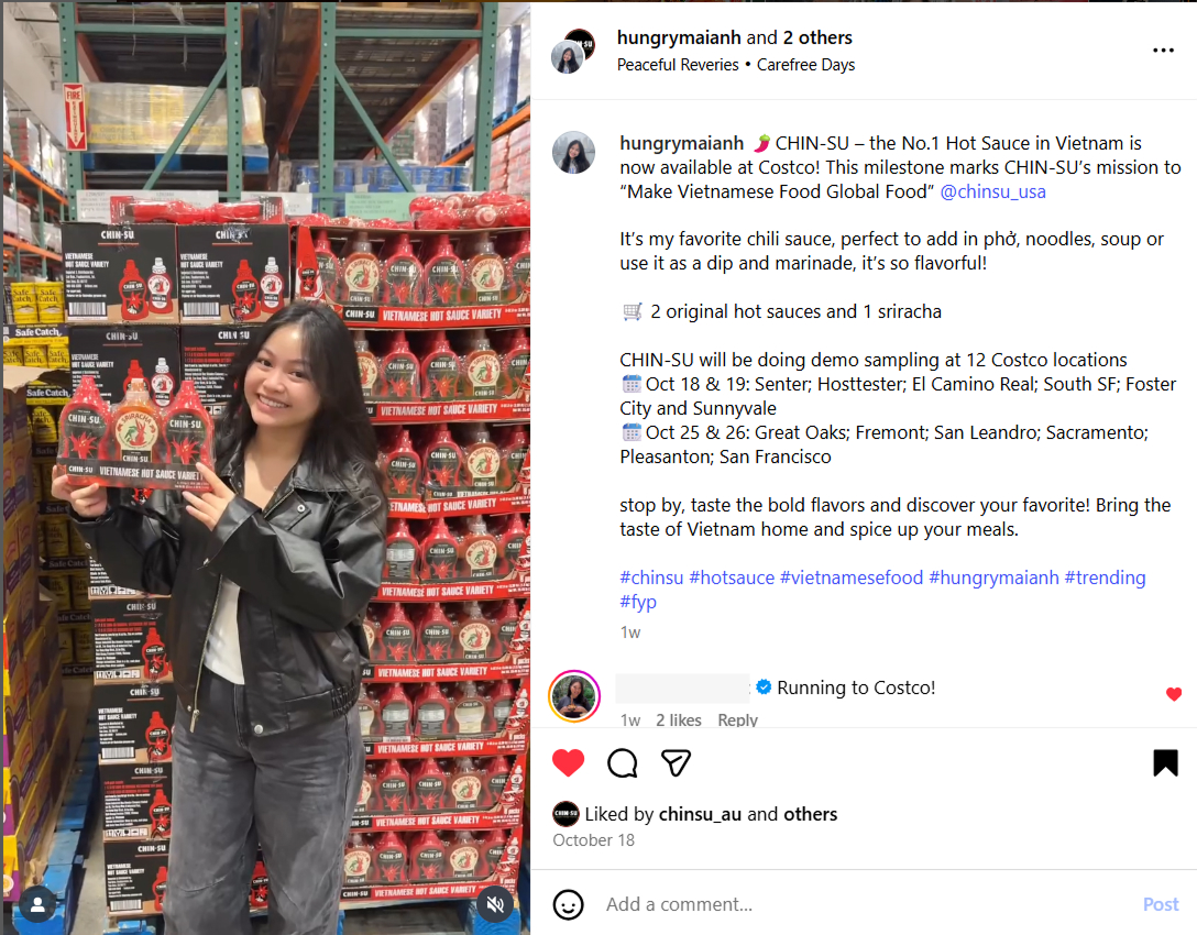 CHIN-SU lên kệ Costco – chuỗi siêu thị bán lẻ hàng đầu tại Mỹ- Ảnh 5.