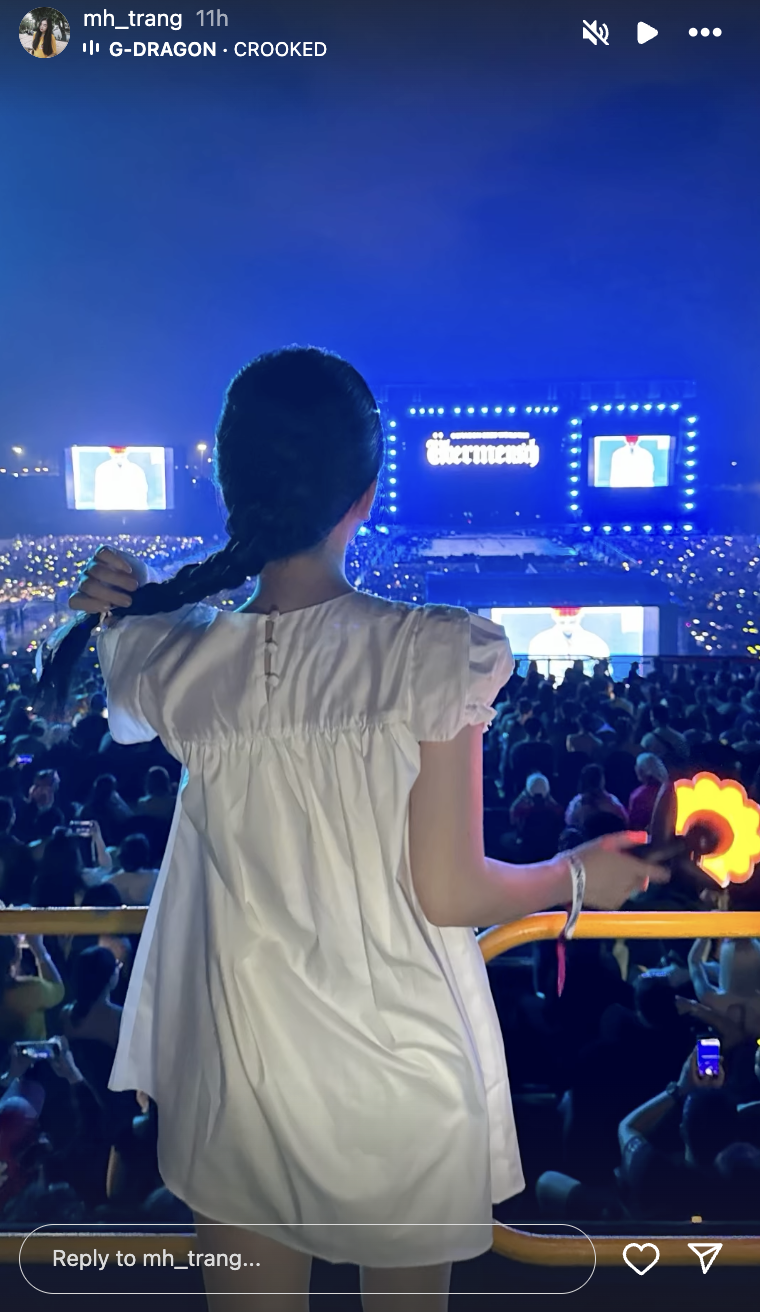 Hội hot WAG Doãn Hải My, Mai Hà Trang xinh đẹp quẩy tưng bừng tại concert G-Dragon, Văn Hậu - Đức Chinh cũng 