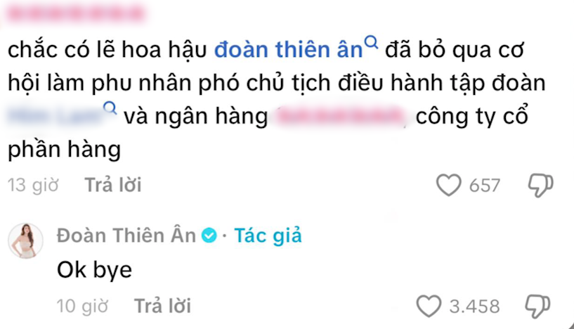 Hoa hậu Gen Z nhà Sen Vàng trả lời đúng 2 chữ về