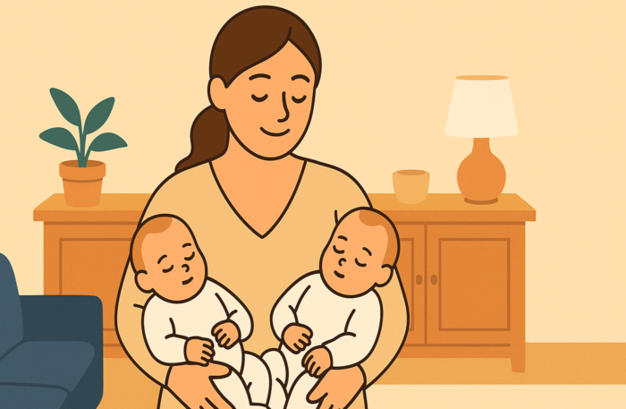 Cặp sinh đôi nhưng khác bố: Chuyện tưởng đùa mà lại có thật!- Ảnh 1. Cặp sinh đôi nhưng khác bố: Chuyện tưởng đùa mà lại có thật!- Ảnh 1.