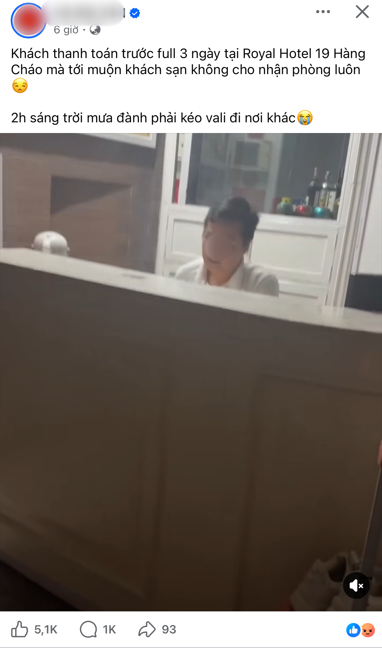 Công an vào cuộc xác minh vụ khách sạn ở Hà Nội "bùng" phòng dù khách đã thanh toán đủ tiền 3 ngày gây bức xúc- Ảnh 1.