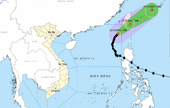 Tin bão số 14 Phượng Hoàng mới nhất: Giật cấp 11, hôm nay ra khỏi Biển Đông- Ảnh 1.