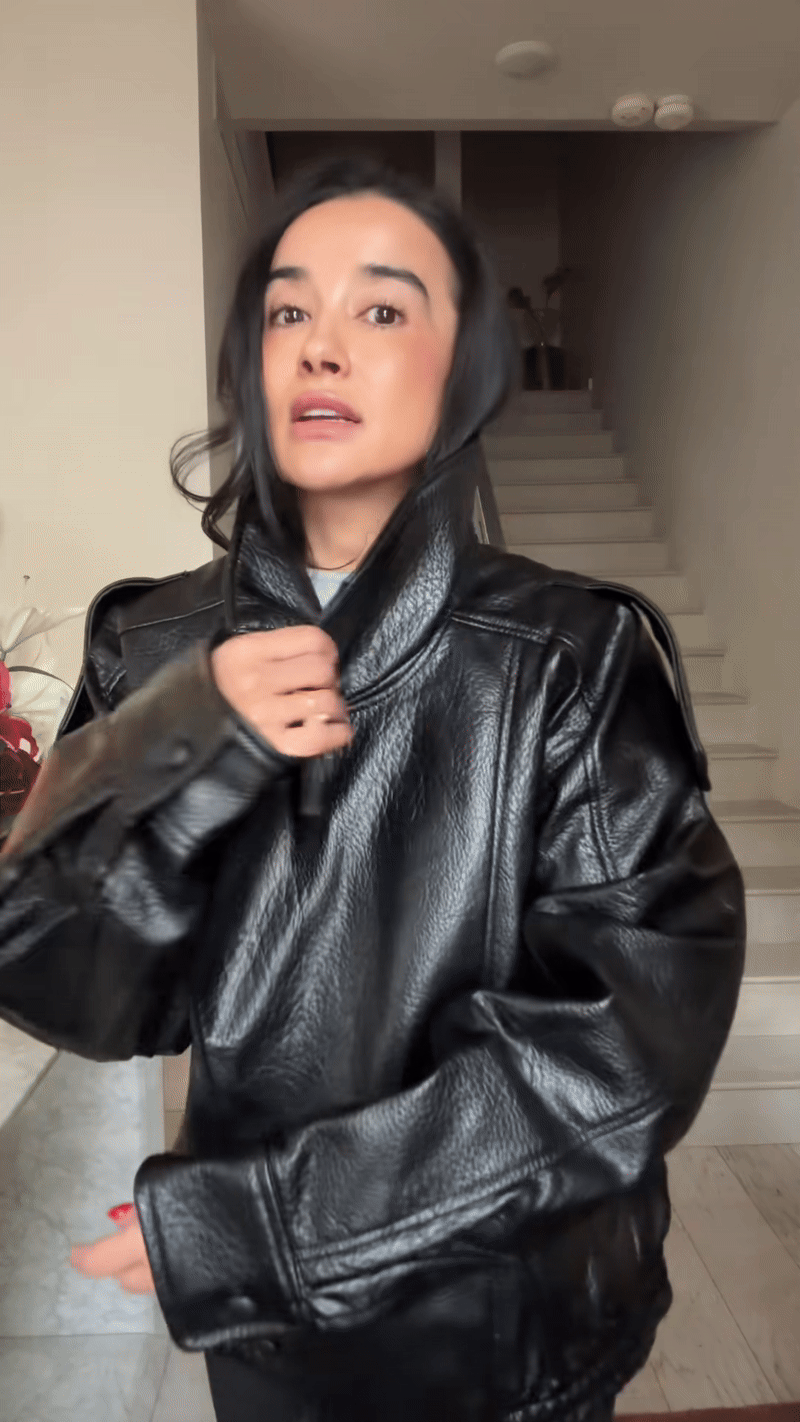 Áo da Zara đang "on top" trend Thu Đông, còn được ví sang như đồ Saint Laurent- Ảnh 8.