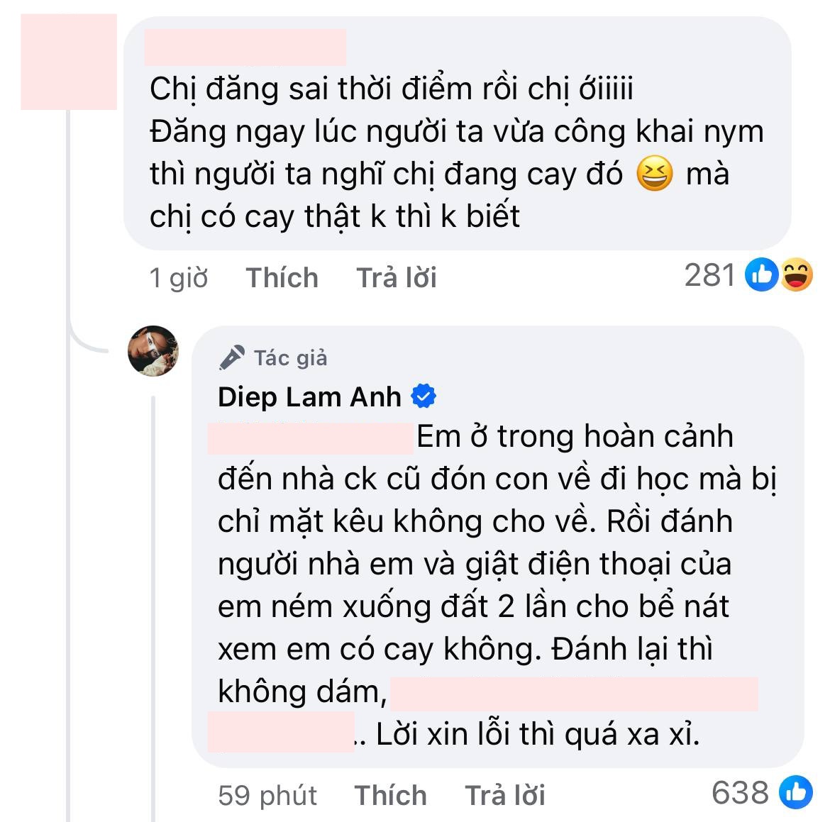 Diệp Lâm Anh đáp trả khi bị nói Diệp Lâm Anh đáp trả khi bị nói