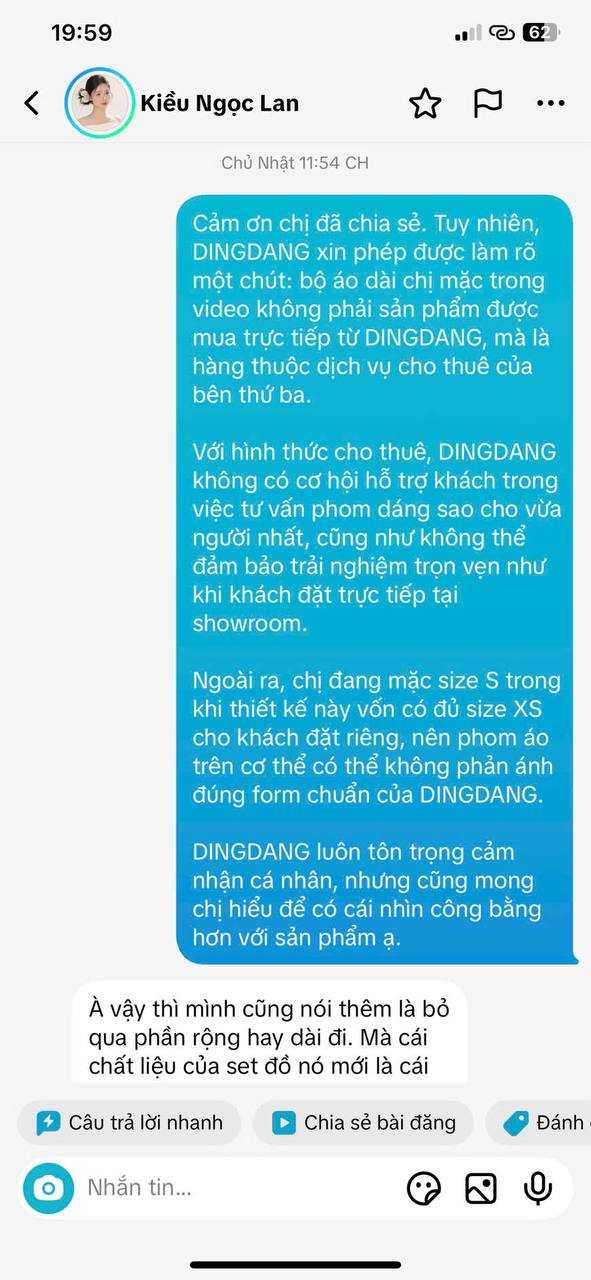 Drama áo dài 6 triệu của DINGDANG: Người review chỉ đi thuê, brand không tìm được tiếng nói chung với khách- Ảnh 11. Drama áo dài 6 triệu của DINGDANG: Người review chỉ đi thuê, brand không tìm được tiếng nói chung với khách- Ảnh 11.