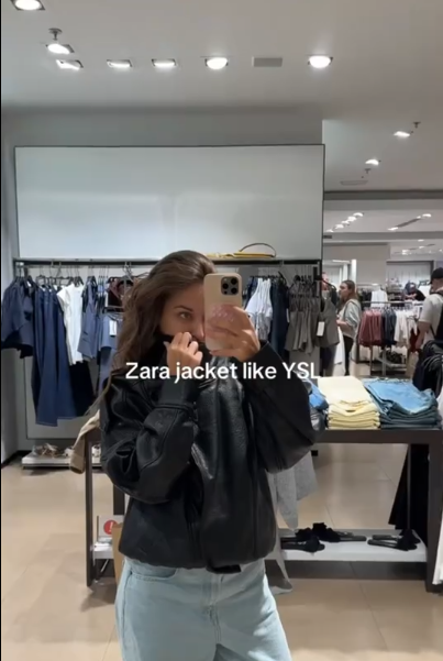 Áo da Zara đang "on top" trend Thu Đông, còn được ví sang như đồ Saint Laurent- Ảnh 7.