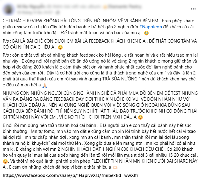 Chủ quán bánh Hà Nội 2000 người phải đặt số thứ tự, chờ 20 ngày: “Em nói hết nước hết cái, 1800 người chê, cứ tự đợi rồi tự chê"- Ảnh 4.