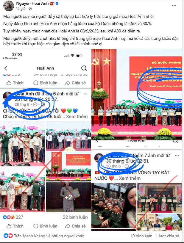 Lời cảnh báo khẩn của BTV Hoài Anh- Ảnh 2. Lời cảnh báo khẩn của BTV Hoài Anh- Ảnh 2.