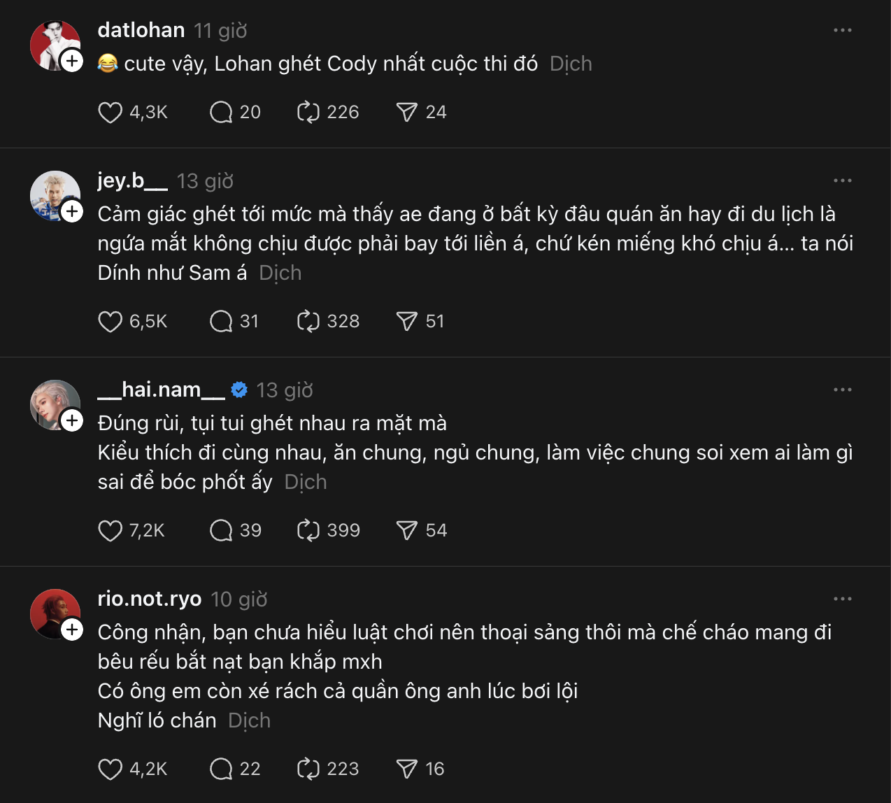 Các Anh Trai đang làm loạn MXH Threads: Cư dân mạng hoài nghi chia bè kết phái, bằng mặt không bằng lòng?- Ảnh 3.