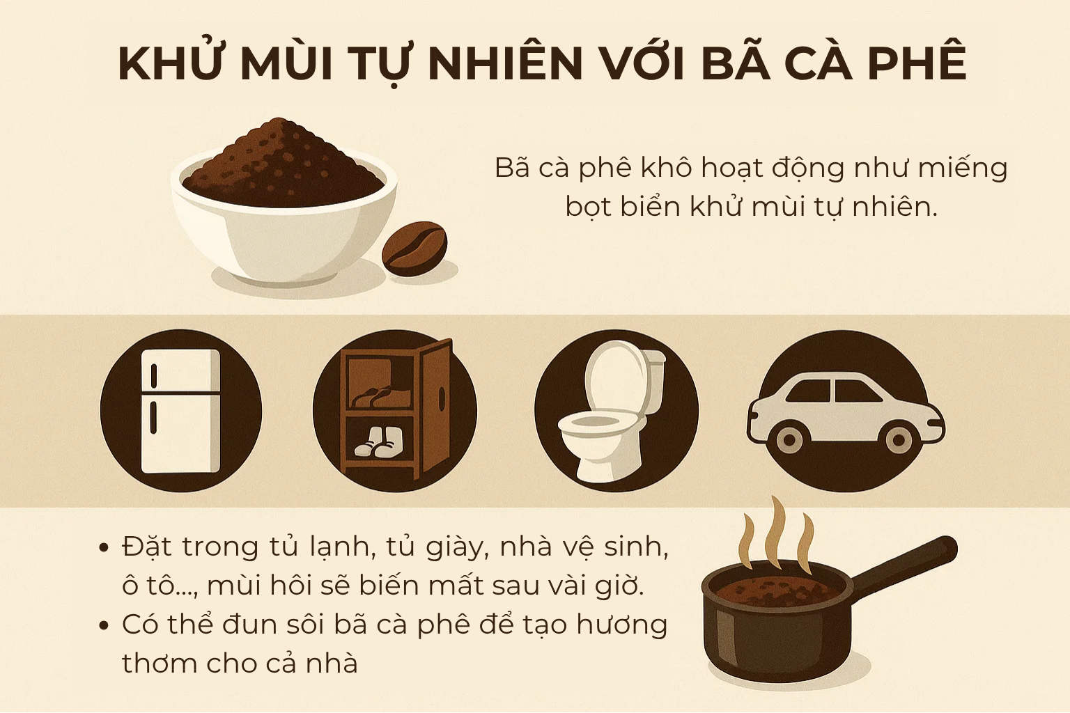 Loại bã đồ uống ai cũng bỏ đi lại là Loại bã đồ uống ai cũng bỏ đi lại là