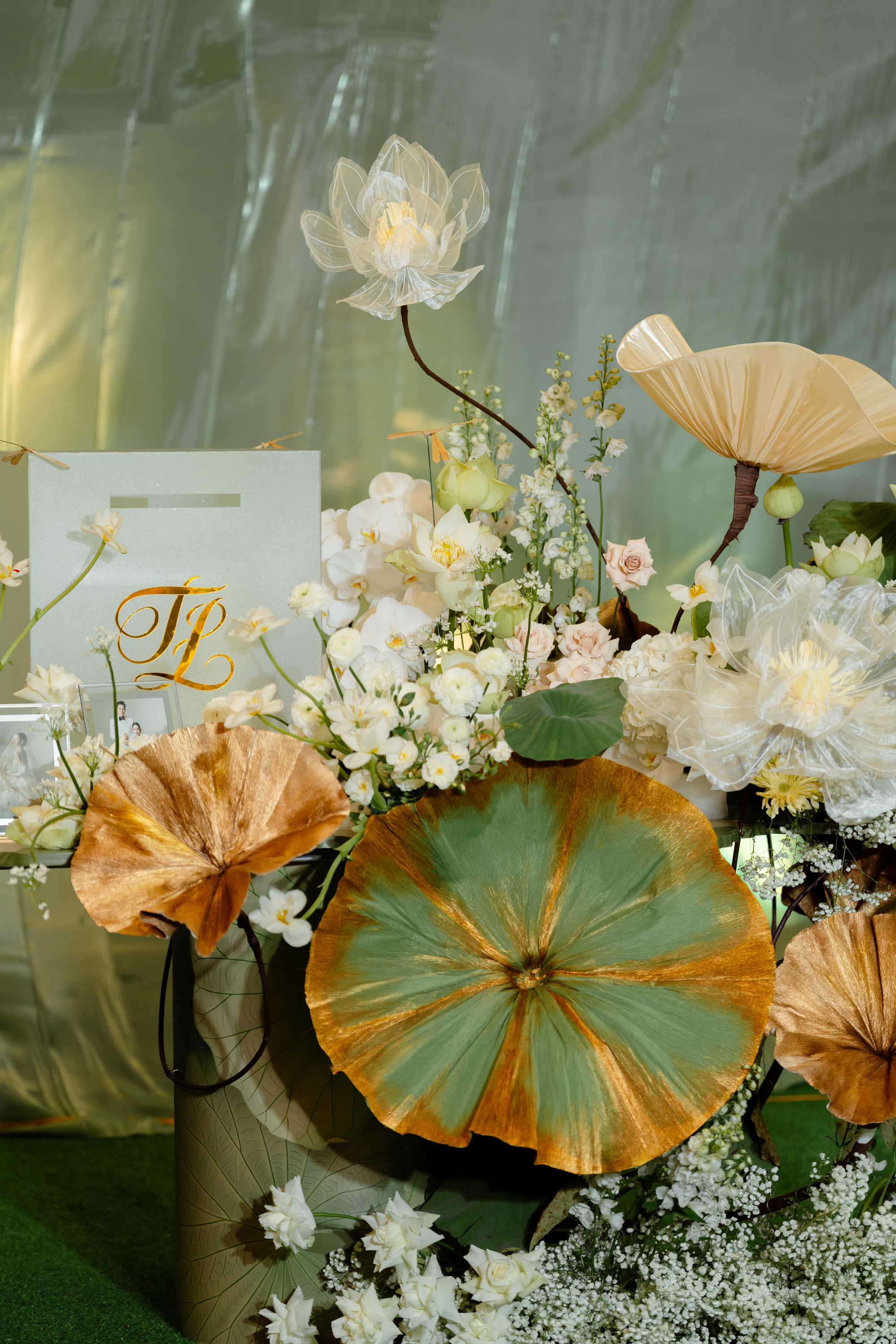 Không gian trang trí đám cưới Hương Liên và Minh Trung