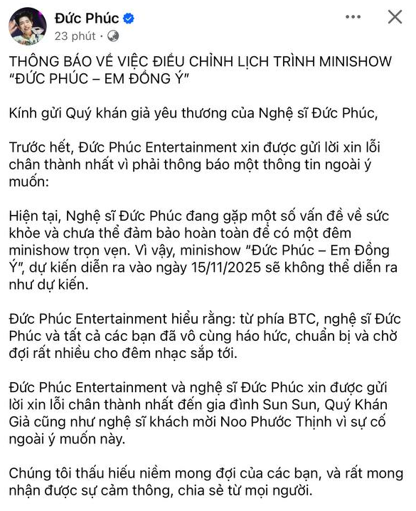 Đức Phúc xin lỗi- Ảnh 1.