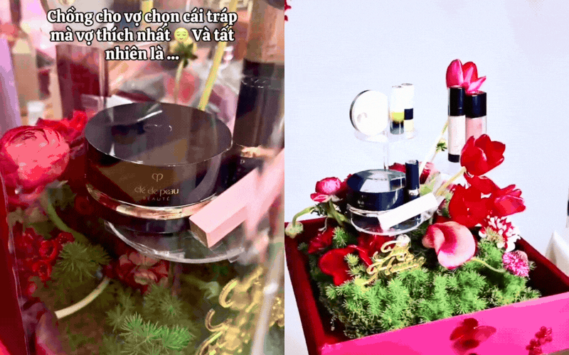 Tráp cưới 18 triệu độc lạ nhất Việt Nam: Gần chục món mỹ phẩm cao cấp, sướng nhất cô dâu!- Ảnh 2.