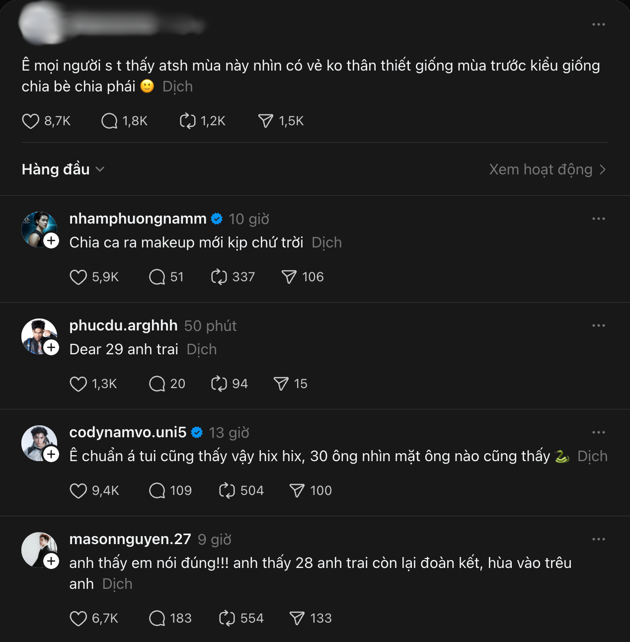 Các Anh Trai đang làm loạn MXH Threads: Cư dân mạng hoài nghi chia bè kết phái, bằng mặt không bằng lòng?- Ảnh 2.