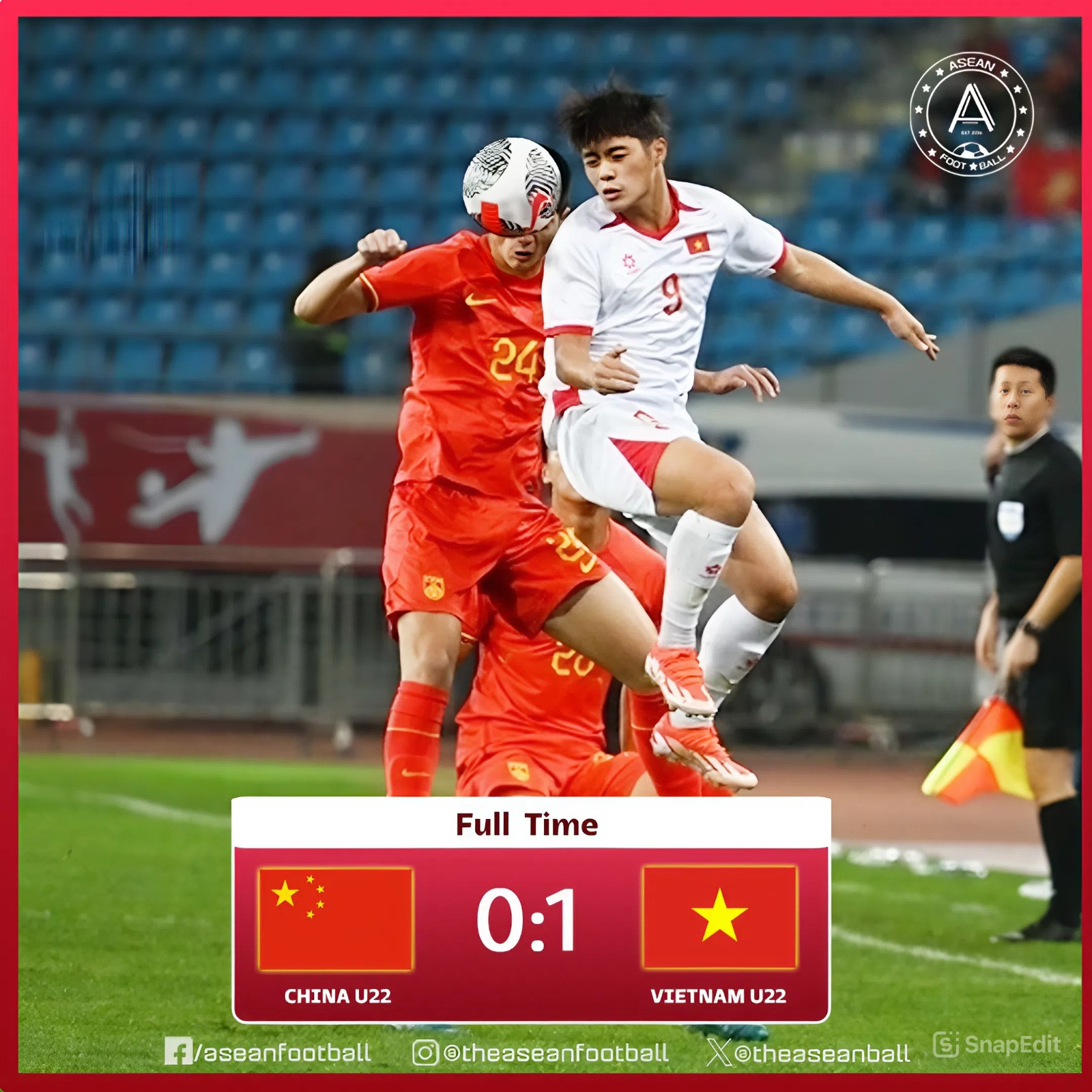 U22 Việt Nam chơi b&ugrave;ng nổ, gieo sầu cho Trung Quốc ngay tr&ecirc;n đất kh&aacute;ch- Ảnh 1.