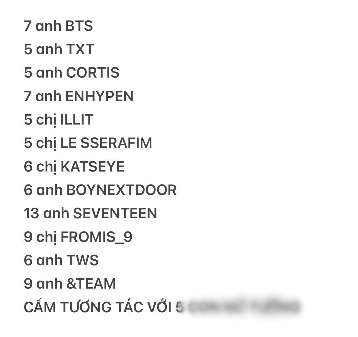 83 nghệ sĩ bị cấm tương tác với NewJeans - Ảnh 3.