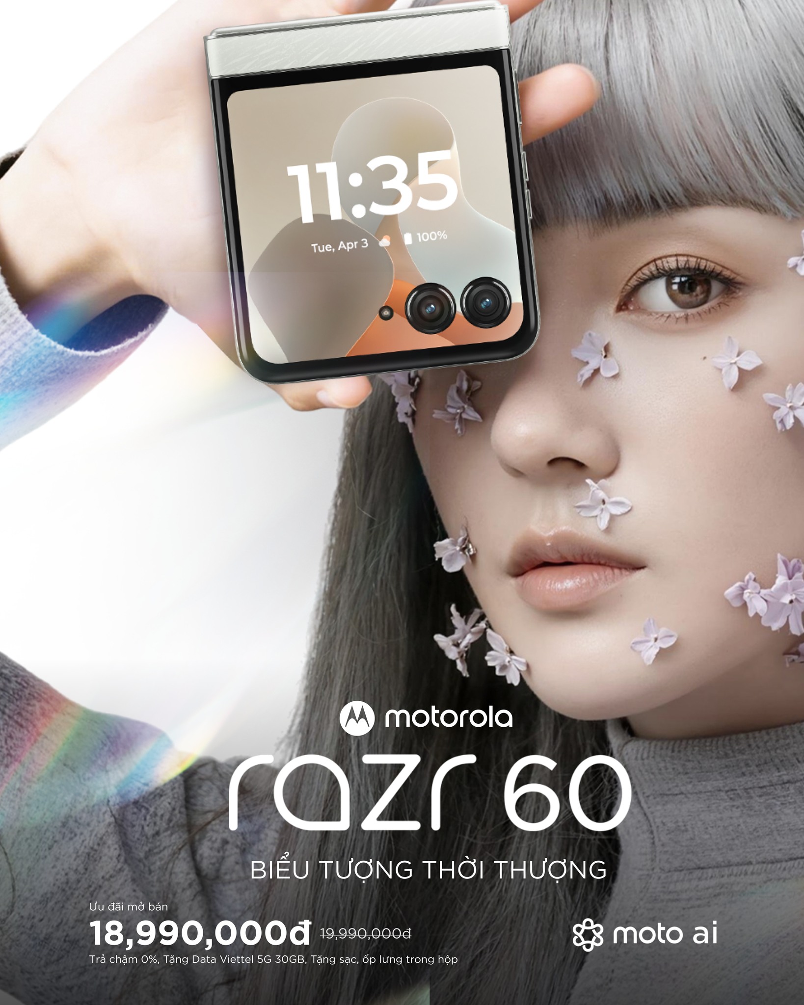 Motorola chính thức trở lại Việt Nam: Ra mắt 5 smartphone mới, có cả máy gập, giá từ 2,89 triệu đồng- Ảnh 1. Motorola chính thức trở lại Việt Nam: Ra mắt 5 smartphone mới, có cả máy gập, giá từ 2,89 triệu đồng- Ảnh 1.