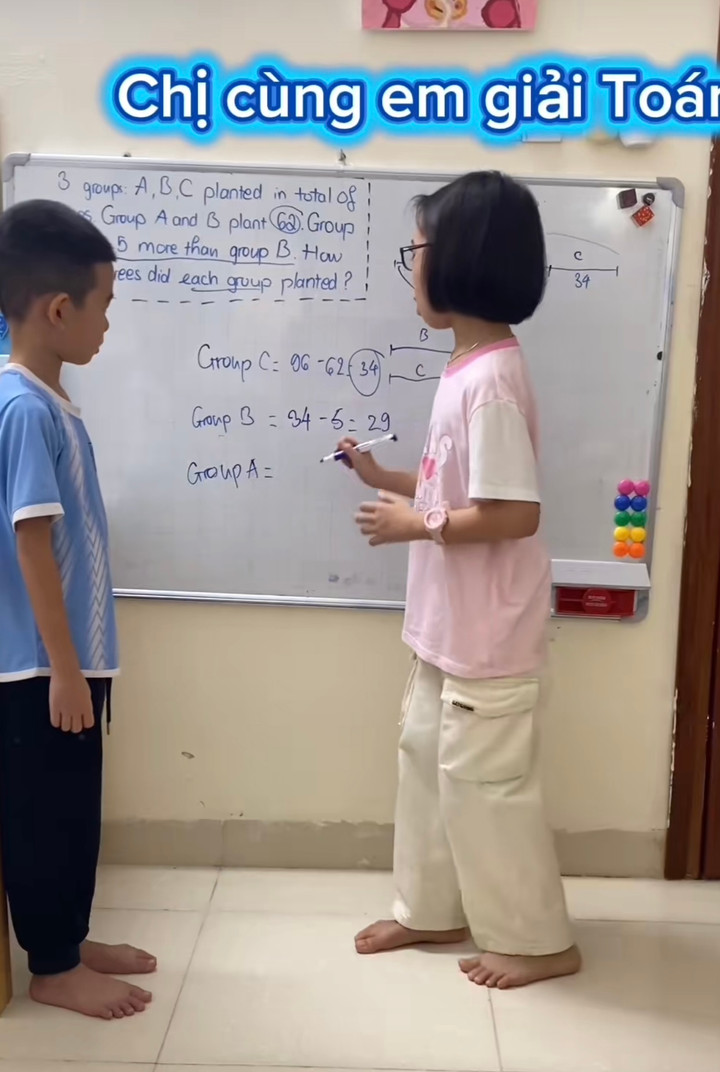 Cô bé 9 tuổi gây sốt vì dạy em trai "chất" như cô giáo, nói tiếng Anh siêu chuẩn- Ảnh 5.