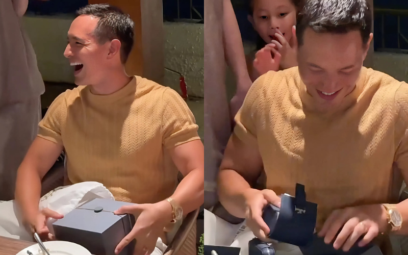 Hà Hồ tặng chồng chiếc đồng hồ Top 3 thế giới, Kim Lý nghẹn ngào- Ảnh 2. Hà Hồ tặng chồng chiếc đồng hồ Top 3 thế giới, Kim Lý nghẹn ngào- Ảnh 2.