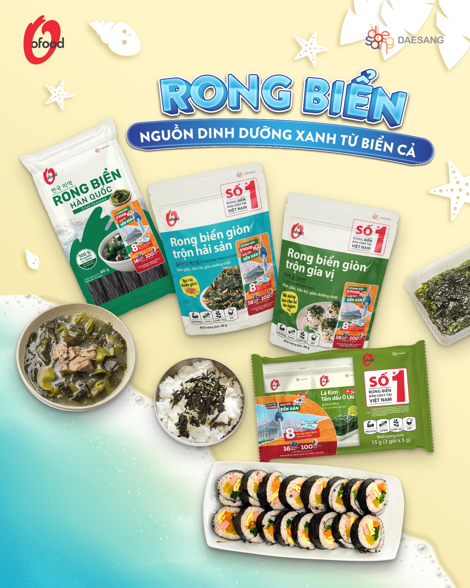 Tin được không: Ăn rong biển O'food trúng vé đi Hàn!- Ảnh 3. Tin được không: Ăn rong biển O'food trúng vé đi Hàn!- Ảnh 3.