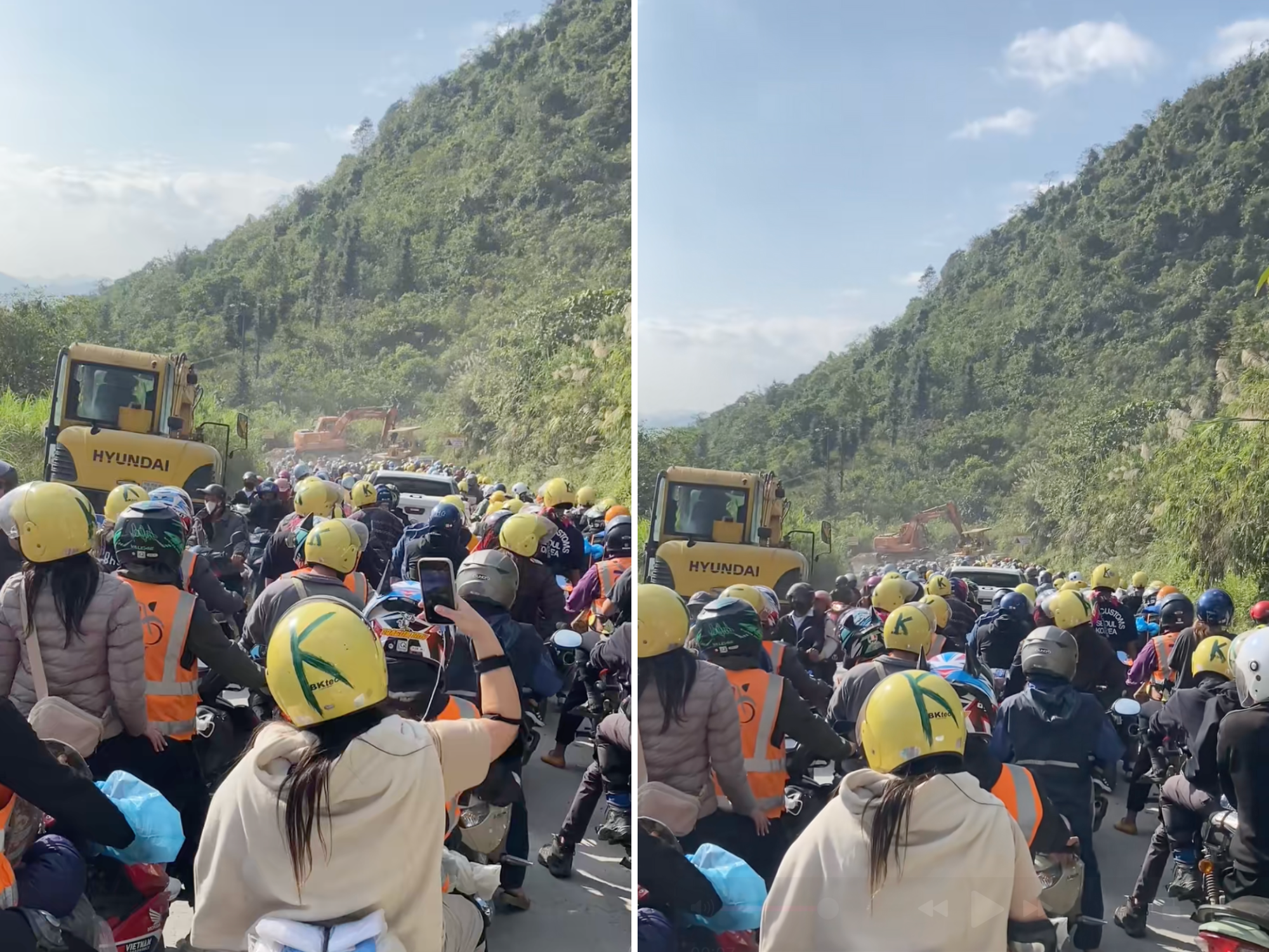 Hà Giang lúc này ken đặc khách, biển người nhích từng cm trên dốc Thẩm Mã- Ảnh 4. Hà Giang lúc này ken đặc khách, biển người nhích từng cm trên dốc Thẩm Mã- Ảnh 4.