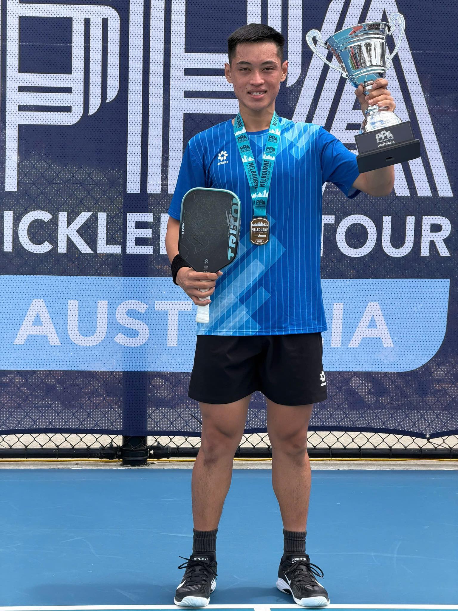 Trương Vinh Hiển nén đau thi đấu, đánh bại Lý Hoàng Nam để lên ngôi vô địch PPA Tour Australia- Ảnh 2. Trương Vinh Hiển nén đau thi đấu, đánh bại Lý Hoàng Nam để lên ngôi vô địch PPA Tour Australia- Ảnh 2.