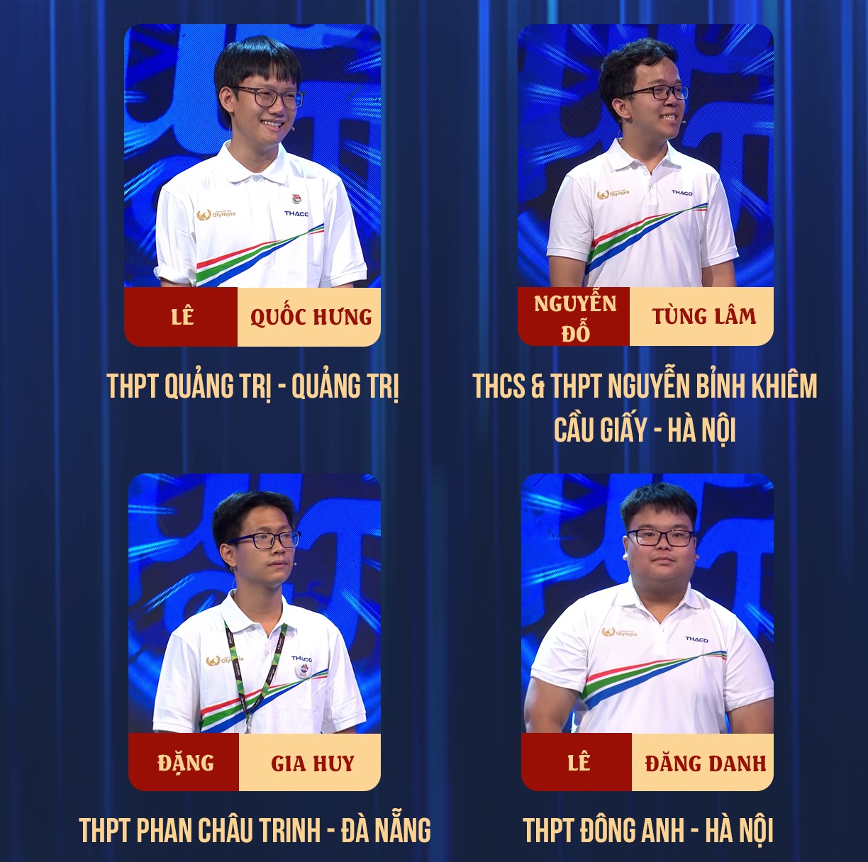 Nam sinh Quảng Trị lập kỷ lục điểm số, giành tấm vé cuối cùng vào trận thi tháng đầu tiên Olympia 26- Ảnh 1. Nam sinh Quảng Trị lập kỷ lục điểm số, giành tấm vé cuối cùng vào trận thi tháng đầu tiên Olympia 26- Ảnh 1.