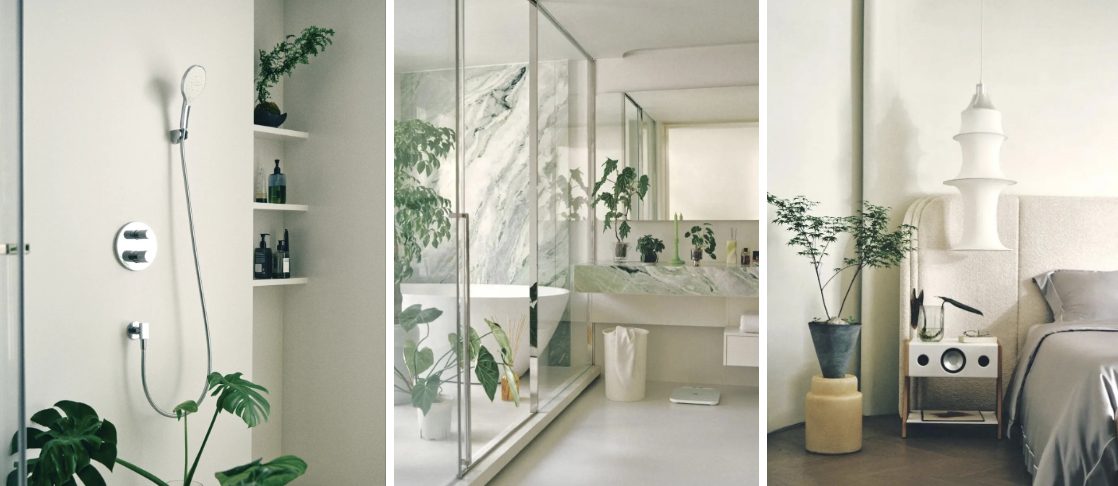 Nhà của thiếu gia Tăng Thuấn Hy: Tổ ấm trắng tối giản, phủ kín cây xanh như một khu vườn chữa lành, ai nhìn cũng muốn dọn về sống chung- Ảnh 6.