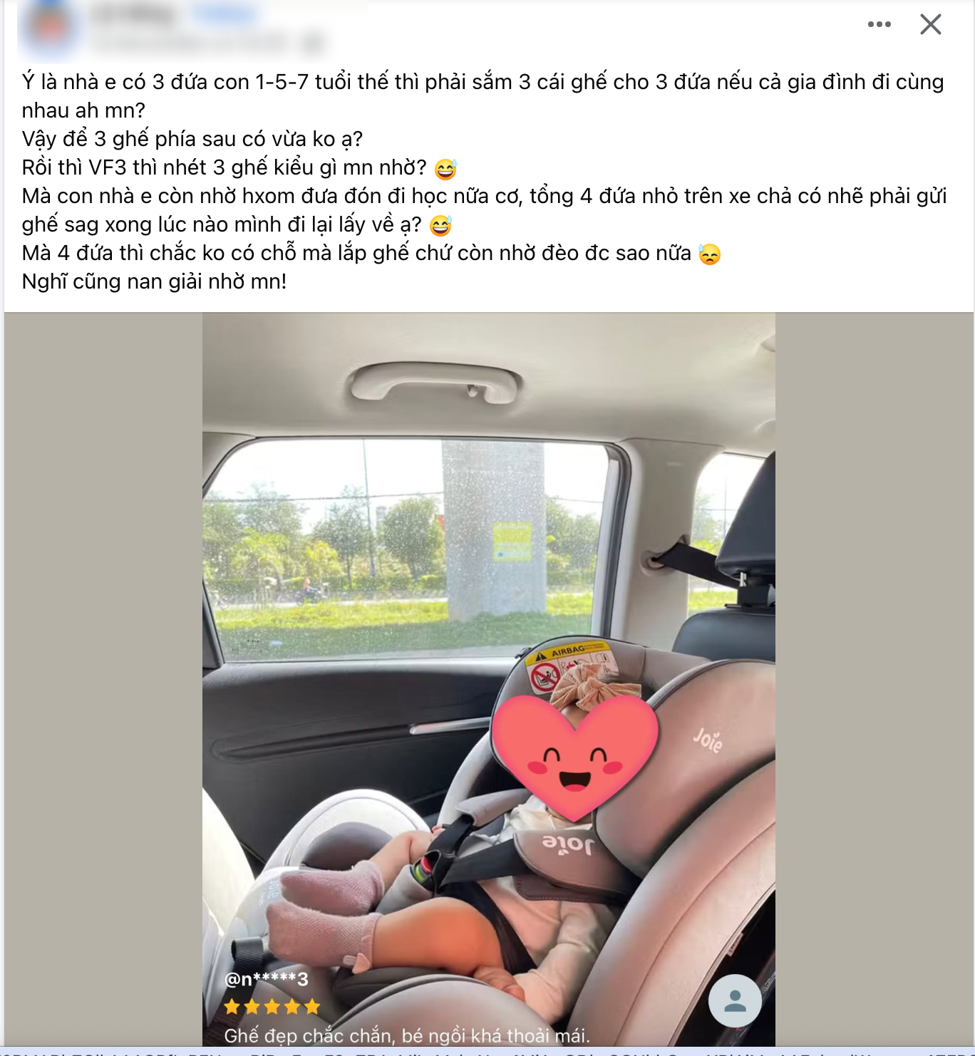 Phụ huynh băn khoăn trước quy định ô tô bắt buộc lắp ghế an toàn cho trẻ từ 1/1/2026: Gia đình 2-3 con thì phải chuẩn bị bao nhiêu ghế?- Ảnh 1. Phụ huynh băn khoăn trước quy định ô tô bắt buộc lắp ghế an toàn cho trẻ từ 1/1/2026: Gia đình 2-3 con thì phải chuẩn bị bao nhiêu ghế?- Ảnh 1.