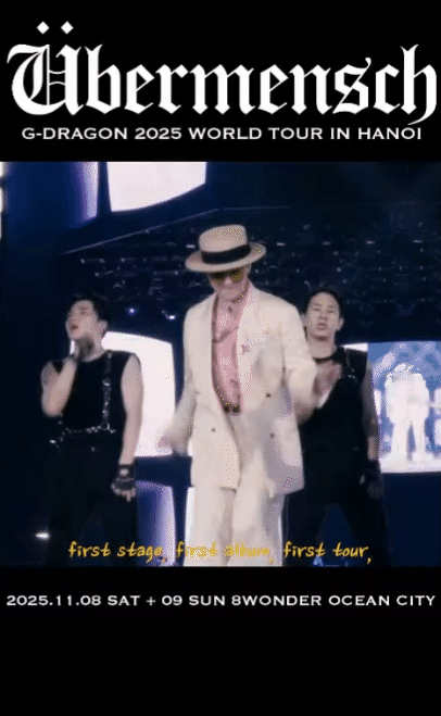 Câu nói "đắt nhất" của G-DRAGON ở concert Hà Nội khiến 100 nghìn người "khóc ròng"- Ảnh 3.