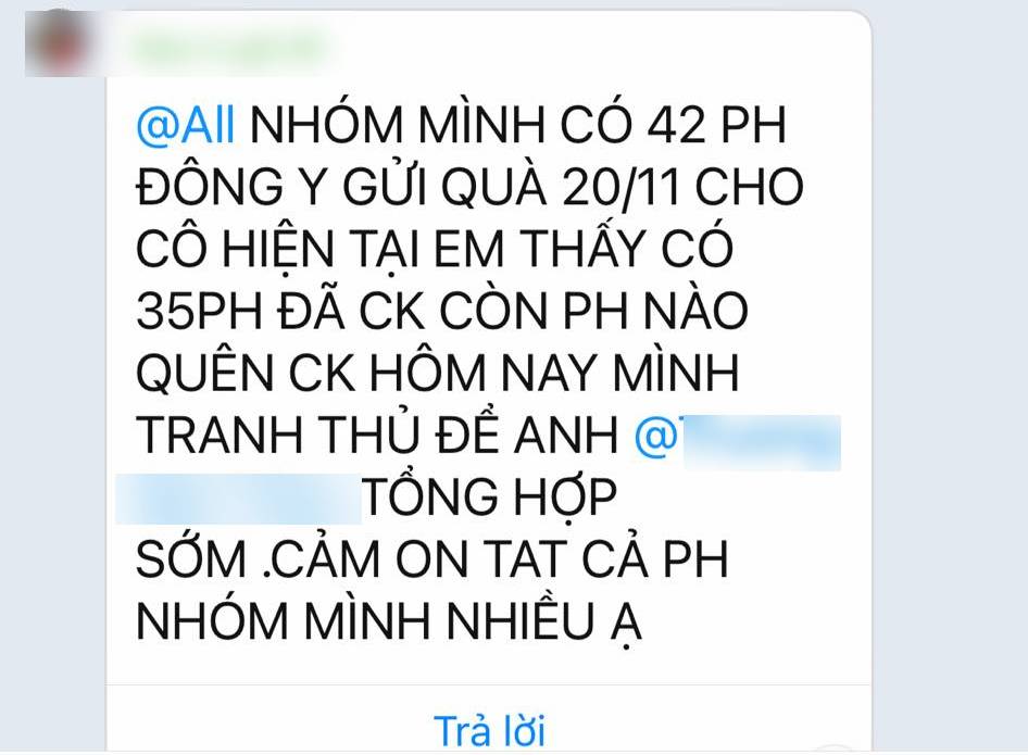 "Mới sáng đã bị đòi tiền" - Chia sẻ gây "sốc" của 1 phụ huynh TP.HCM: Thầy cô đọc được sẽ tổn thương biết mấy!- Ảnh 1. "Mới sáng đã bị đòi tiền" - Chia sẻ gây "sốc" của 1 phụ huynh TP.HCM: Thầy cô đọc được sẽ tổn thương biết mấy!- Ảnh 1.